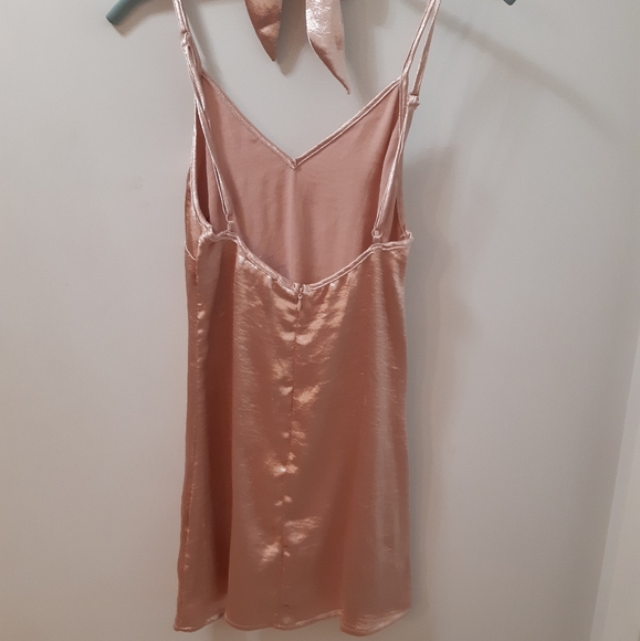 Satin Slip Dress - Picture 2 of 5